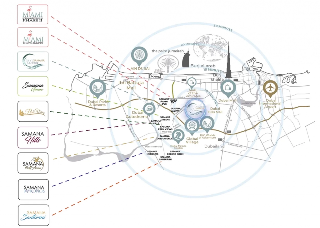 Samana Waves Phase 2 2 Samana Waves Phase 2 Location map