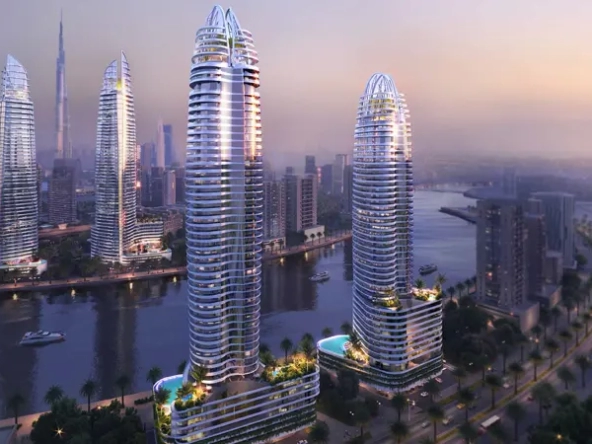 Image of altitude tower by Damac at business bay, duba