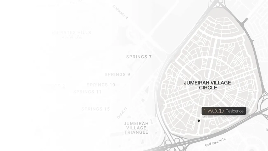 1Wood Residence in JVC, Dubai - Masterplan
